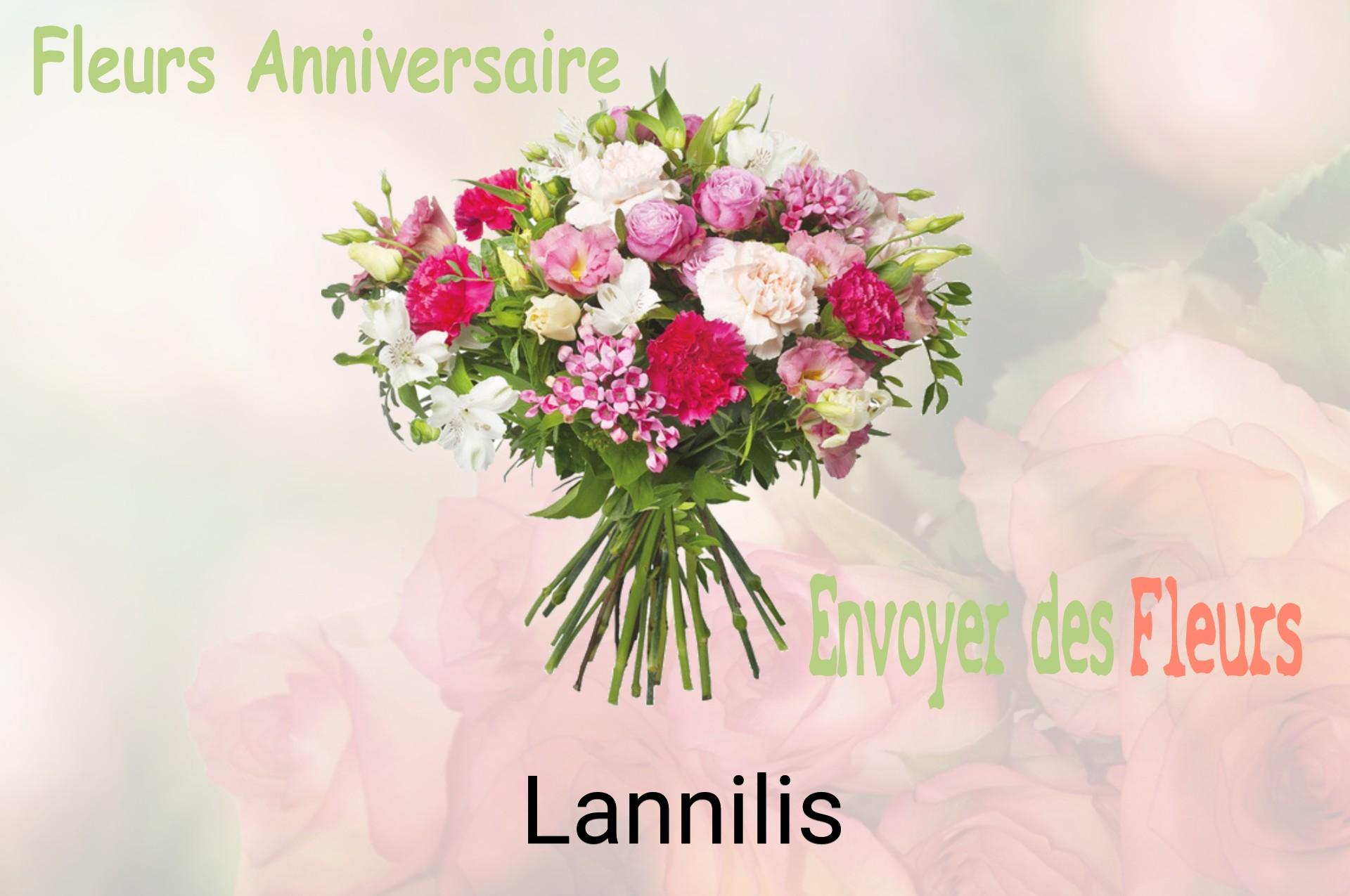 Bouquet de fleurs d’anniversaire livré à Lannilis
